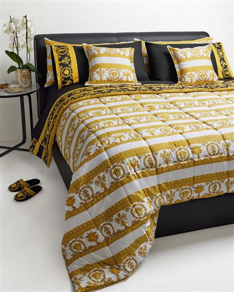 versace signature bed|versace bed comforter.